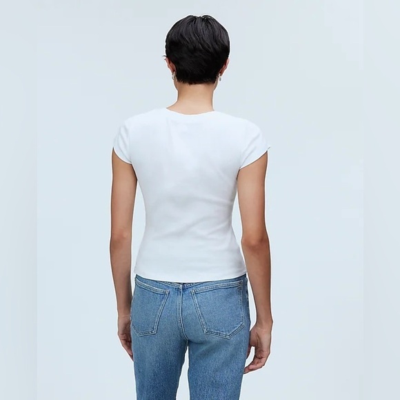 Madewell Supima® Rib Tee Size XXS - Picture 2 of 7